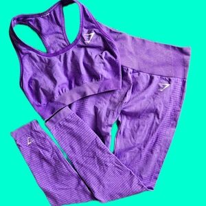 Purple Gymshark Vital Set